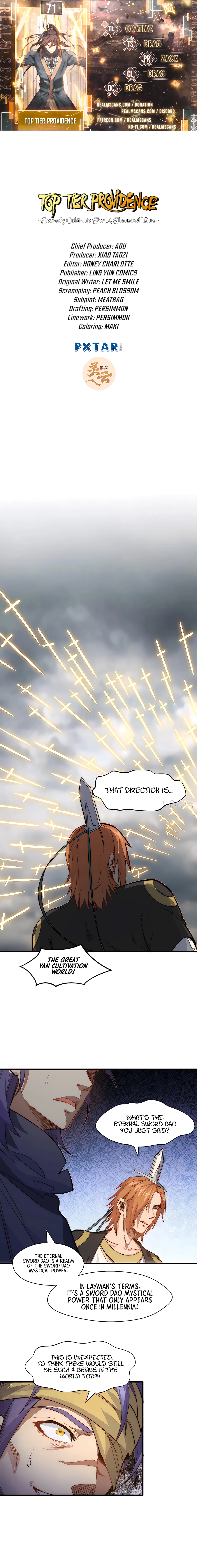 Top Tier Providence: Secretly Cultivate for a Thousand Years Chapter 71 1
